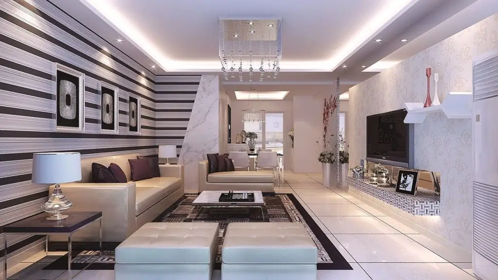 Thiết kế nội thất phòng khách đẹp đơn giản