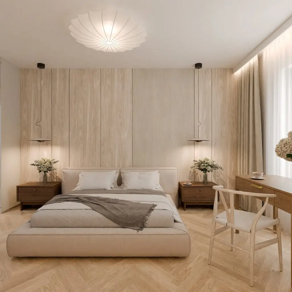 Mẫu thiết kế nội thất phòng ngủ cho người già