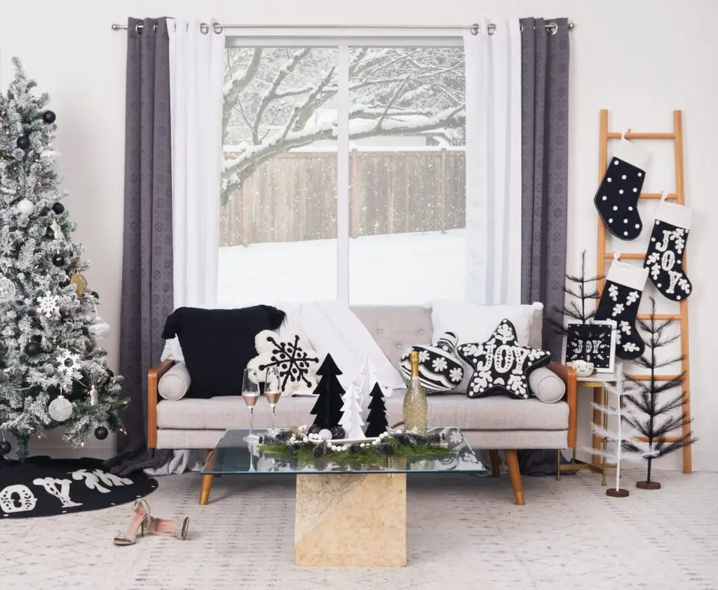 trang trí noel phong cách hiện đại