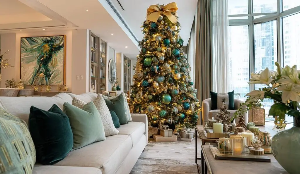 trang trí noel phòng nghỉ ấm áp