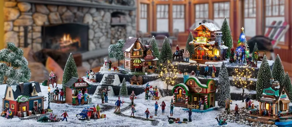 trang trí noel bằng tiểu cảnh độc đáo