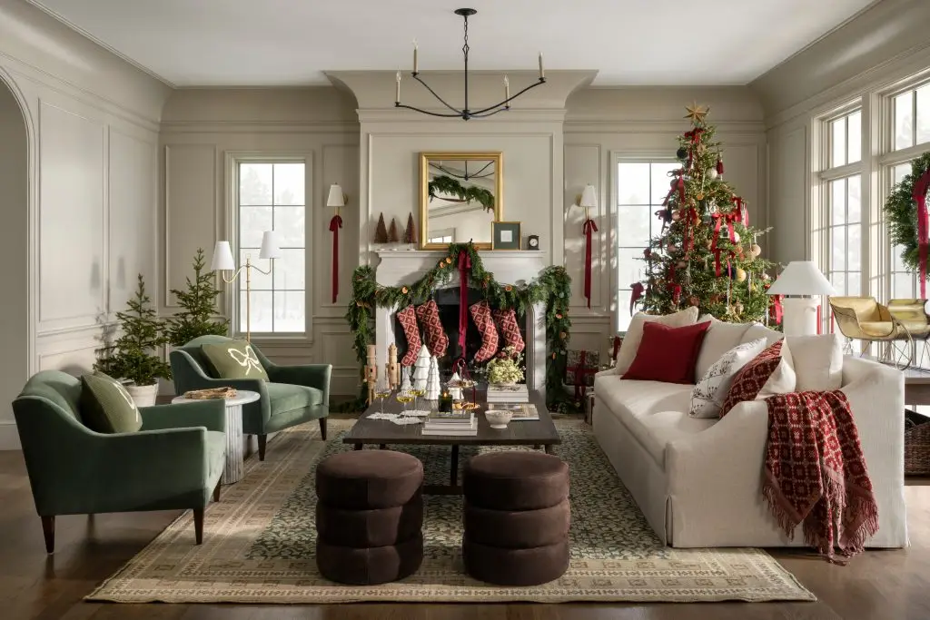 trang trí noel tại nhà với sự kết hợp hài hoà