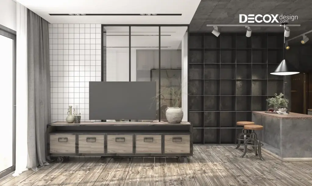 Mẫu báo giá thiết kế nội thất chung cư 1 phòng ngủ tối giản