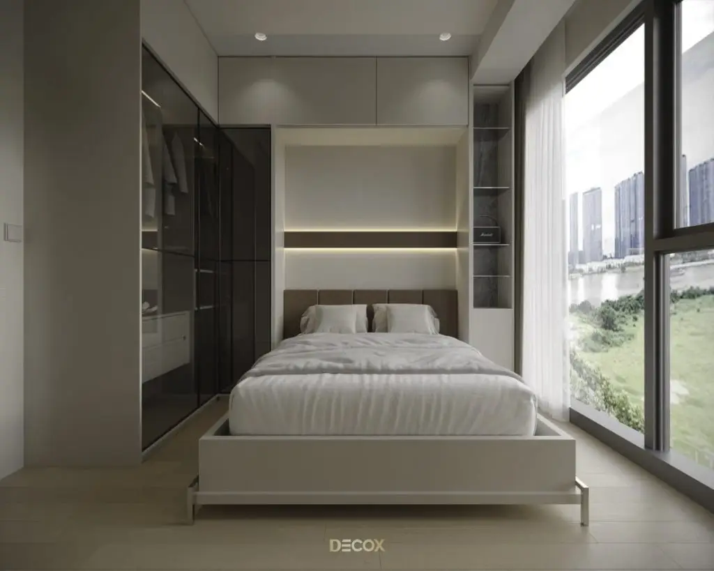 decor phong ngủ diện tích nhỏ đủ tiện nghi