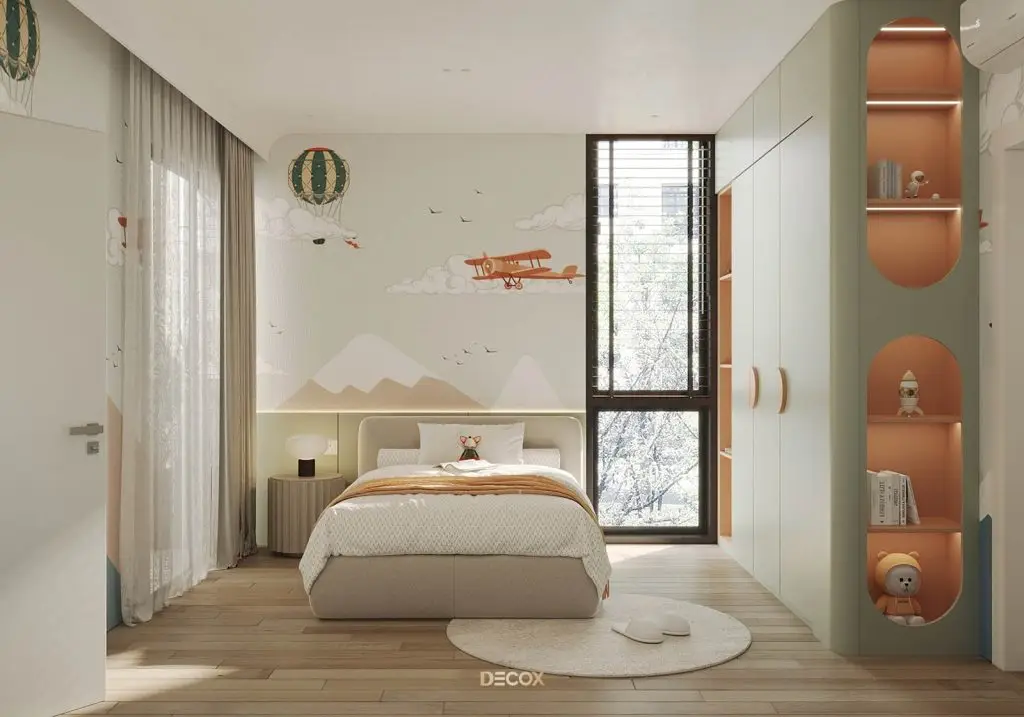 decor phong ngủ bằng đồ handmade 