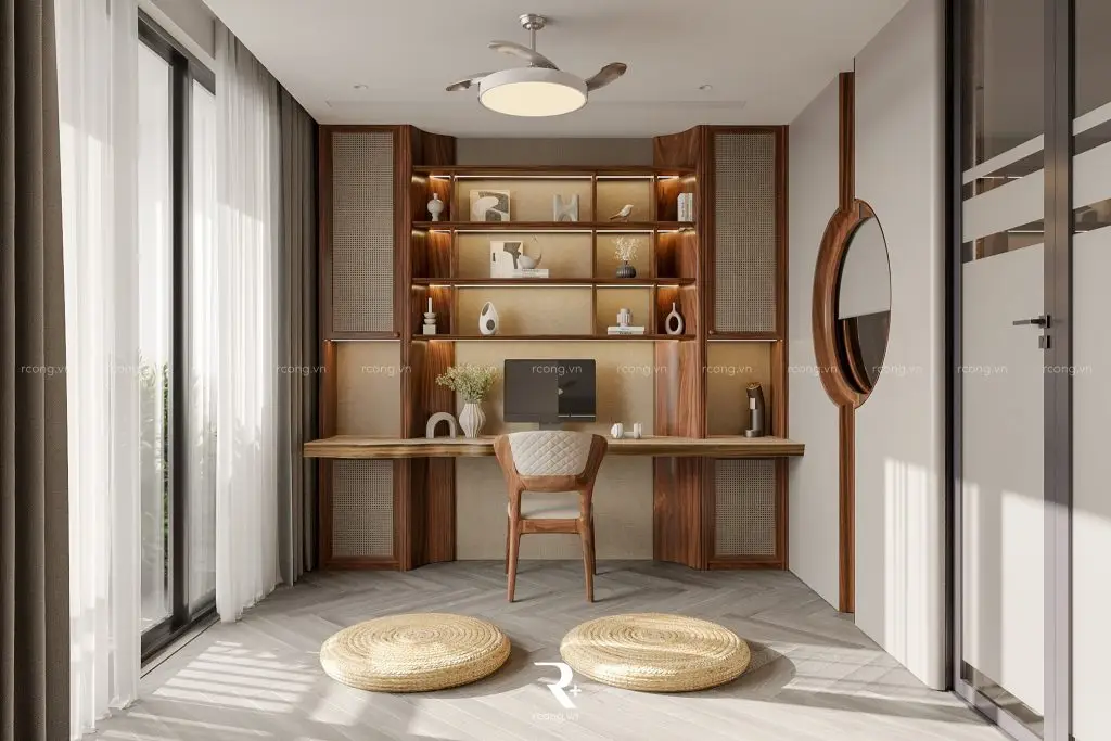 gạch giả gỗ vân xám trắng