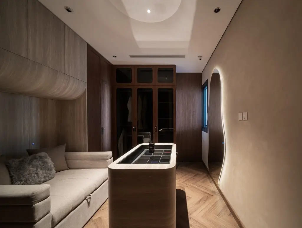 Hệ tủ quần áo kịch trần gỗ MDF