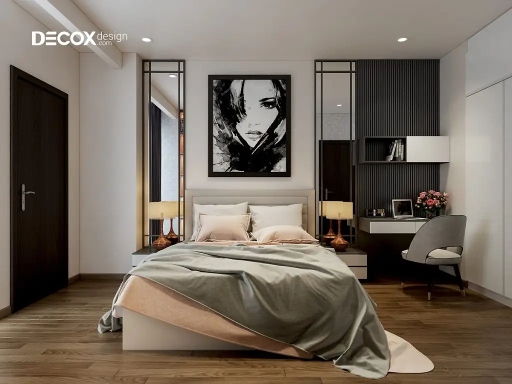 phòng ngủ bé gái hiện đại