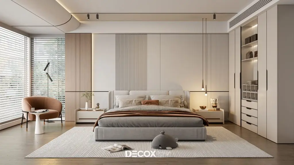phòng ngủ master là gì - phong cách tối giản, tinh tế