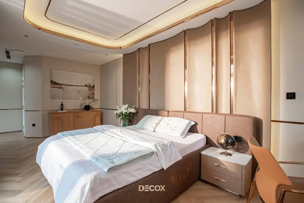 phòng ngủ master là gì - giường êm ái