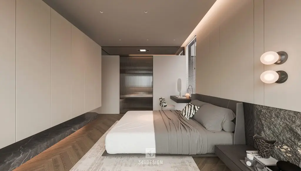 phòng ngủ master là gì - bàn trang điểm đơn giản