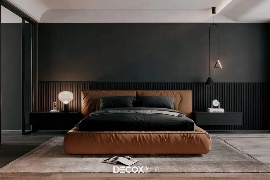 phong thuỷ phòng ngủ - không đặt đầu giường ngủ trên nhà vệ sinh