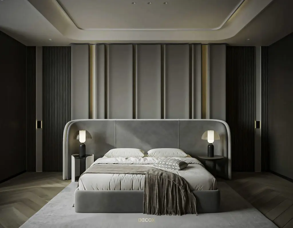 phong thuỷ phòng ngủ - đầu giường phải có điểm tựa vững chắc