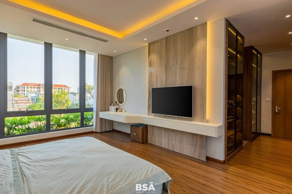 Mẫu thi công nội thất biệt thự Lê Văn Lương 2