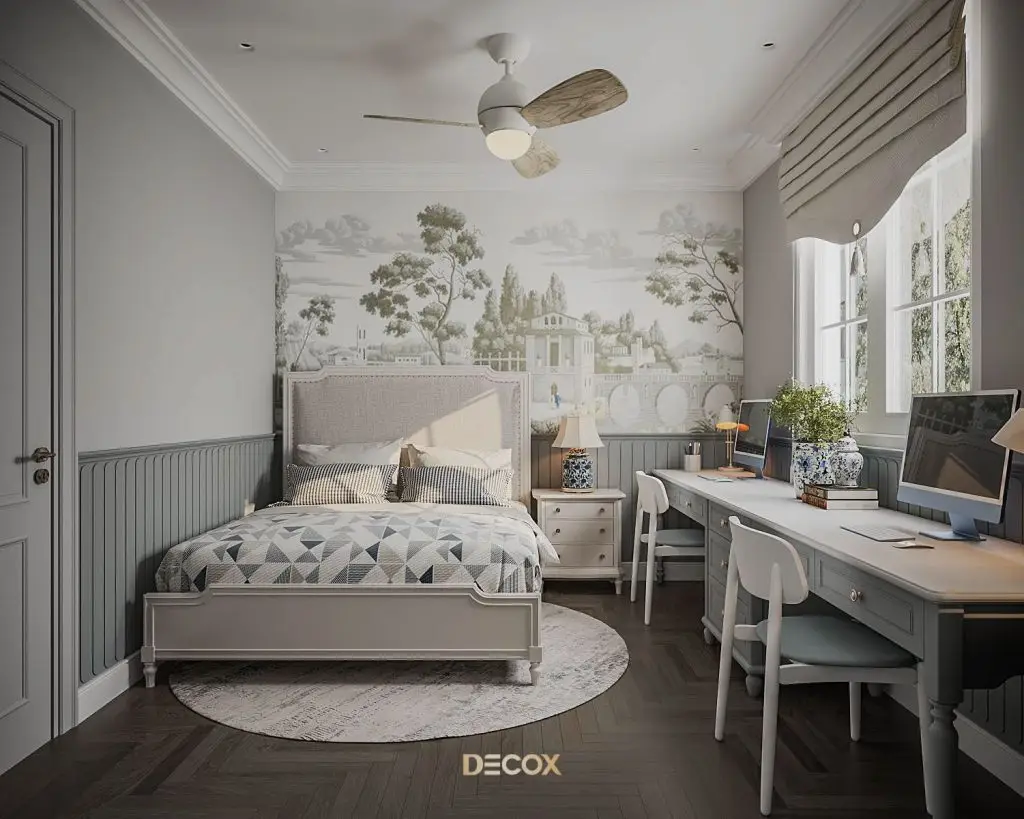 Báo giá thi công nội thất biệt thự cho phòng ngủ phụ