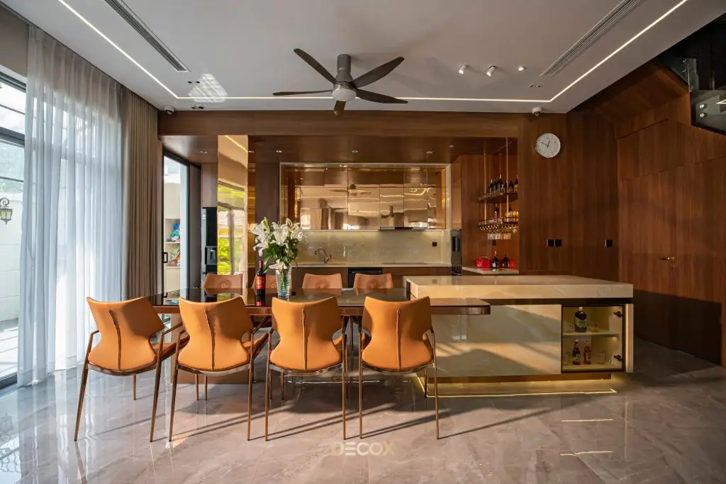 thiết kế nội thất biệt thự sang trọng