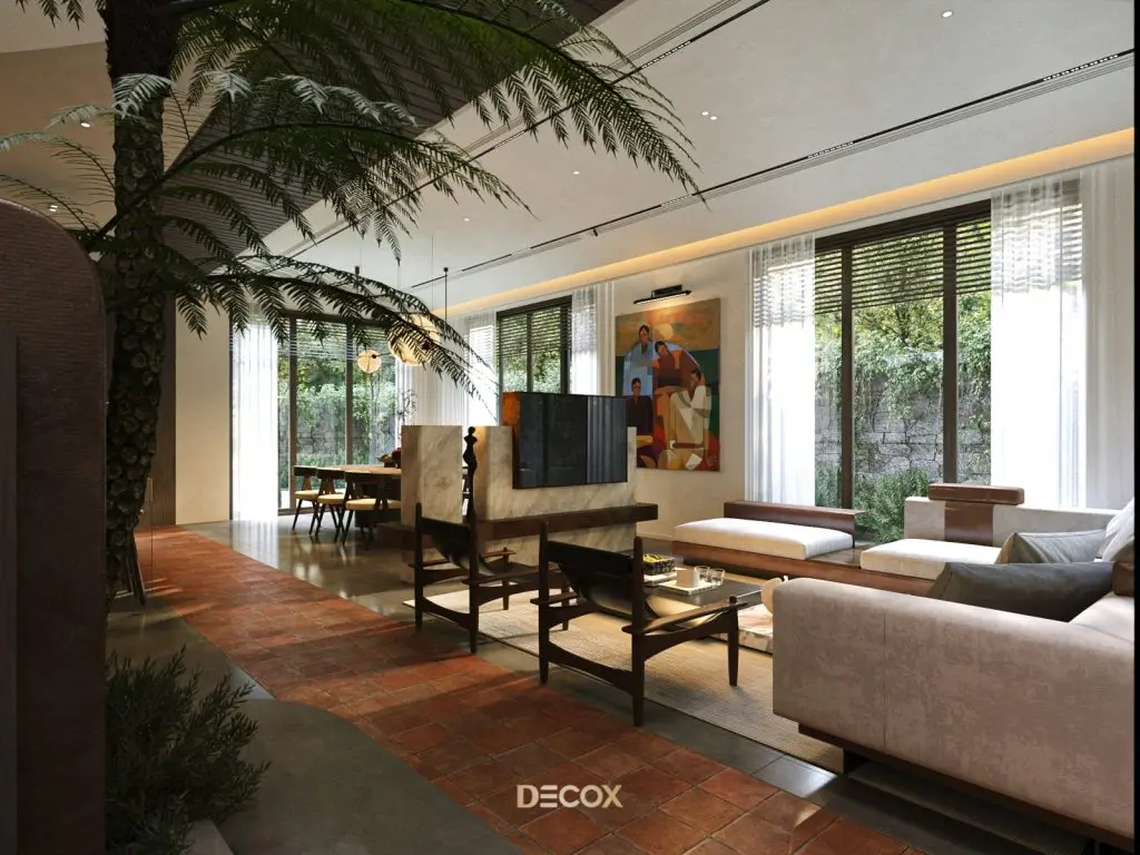 thiết kế nội thất biệt thự phong cách Bắc Âu