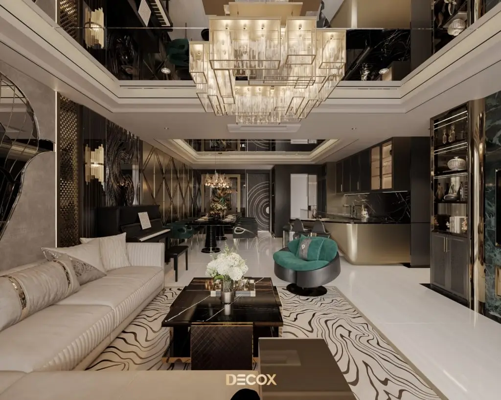 thiết kế nội thất biệt thự phong cách pháp cổ điển