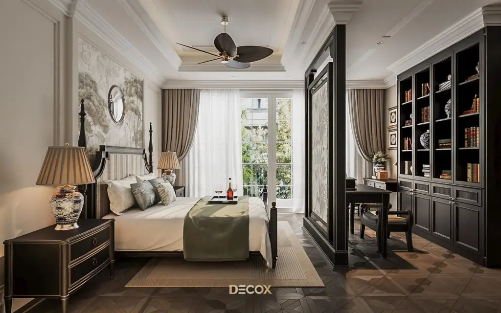 thiết kế nội thất biệt thự cho phòng ngủ sang trọng