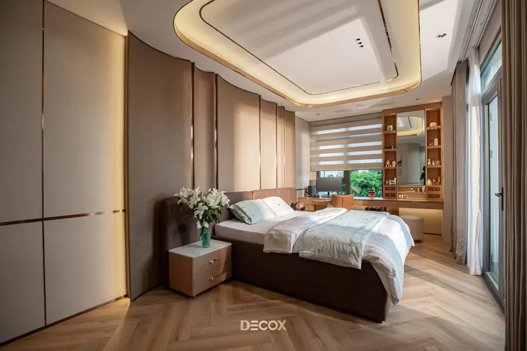 thiết kế nội thất biệt thự cho phòng ngủ