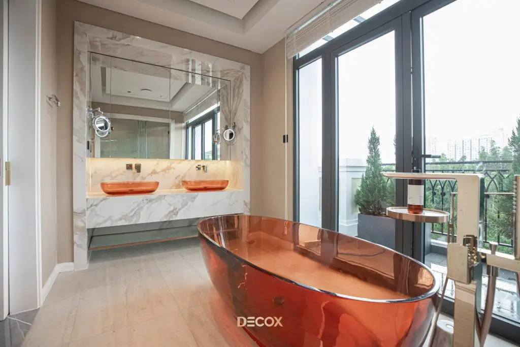 thiết kế nội thất biệt thự cho nhà tắm