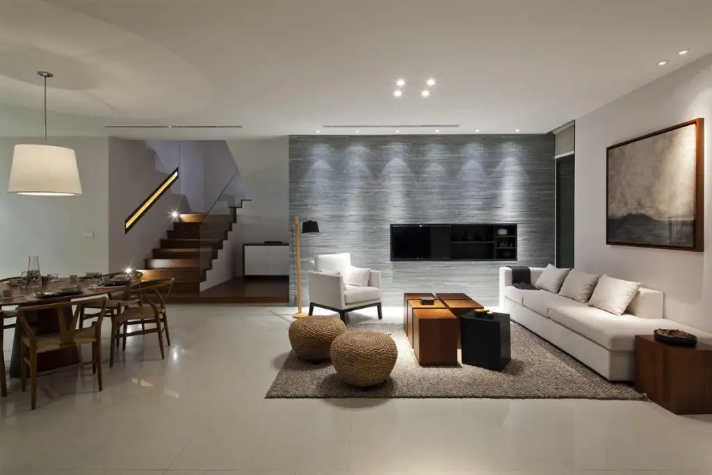 thiết kế nội thất biệt thự phong cách tối giản