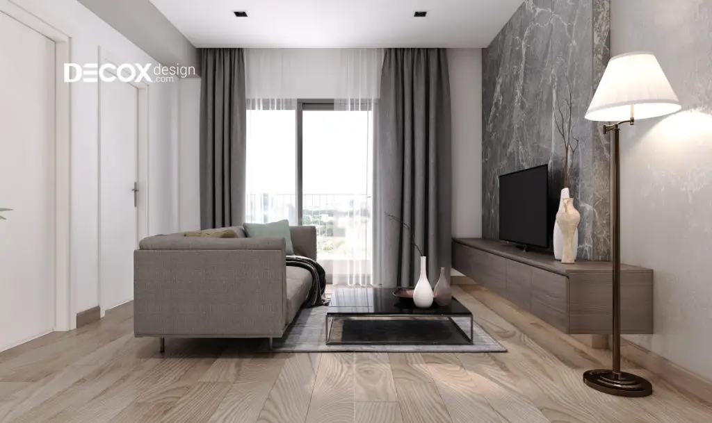 thiết kế nội thất chung cư 55 - 60m2