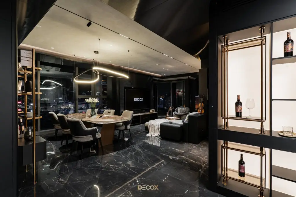 thiết kế nội thất chung cư 80m2 phong cách luxury