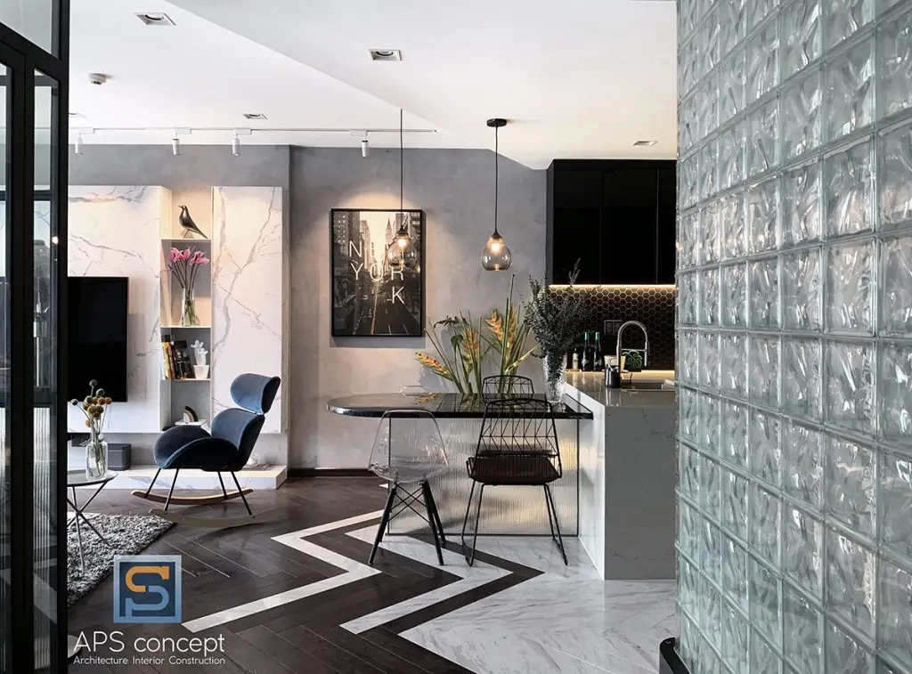 thiết kế nội thất chung cư 80m2 phong cách hiện đại