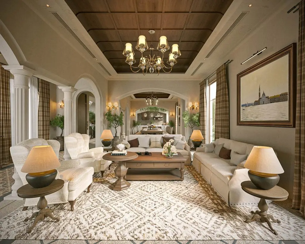 thiết kế nội thất chung cư cao cấp phong cách Địa Trung Hải