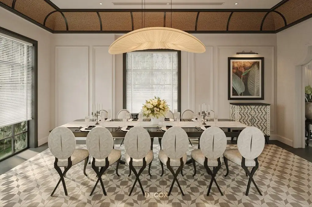 thiết kế nội thất chung cư cao cấp đường nét tinh tế