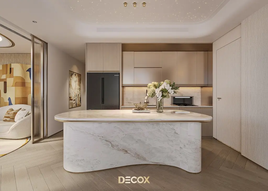 thiết kế nội thất chung cư cao cấp không gian linh hoạt