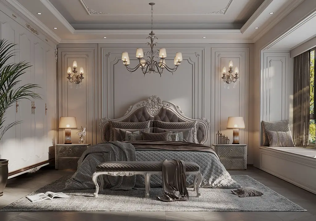 thiết kế nội thất chung cư cao cấp không gian rộng 