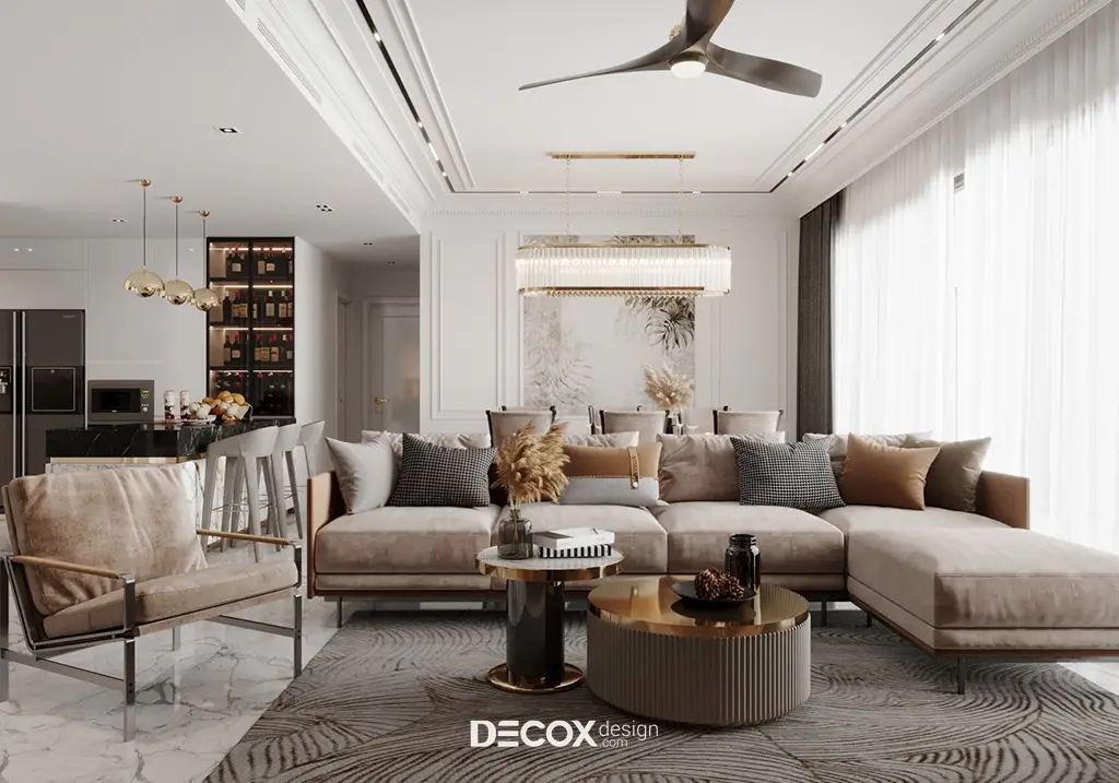 thiết kế nội thất chung cư cao cấp sang trọng