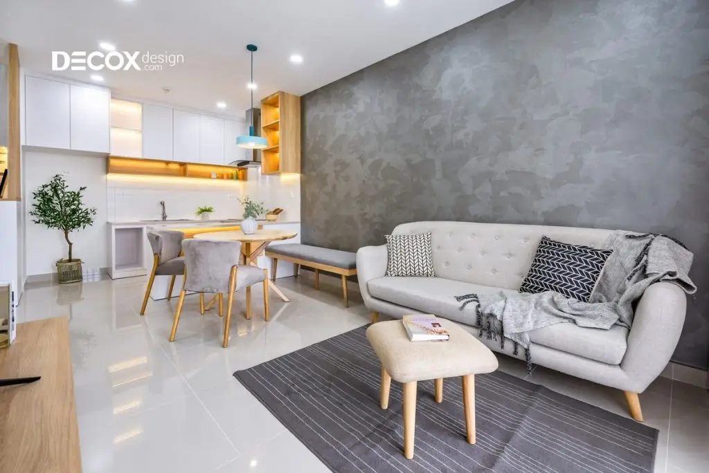 thiết kế nội thất chung cư cao cấp đơn giản và thanh lịch