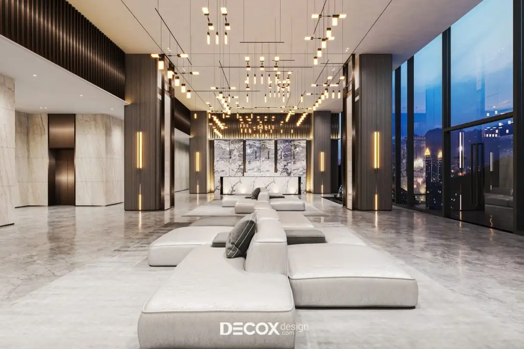 thiết kế nội thất khách sạn phong cách hiện đại