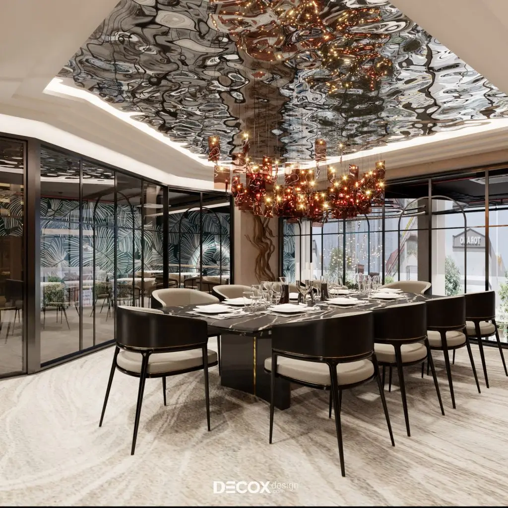 thiết kế nội thất nhà hàng đẳng cấp