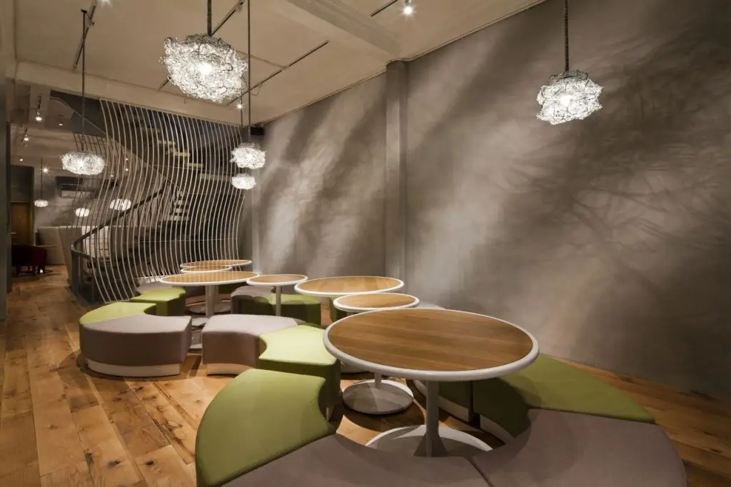 thiết kế nội thất nhà hàng Nhật Bản ấm cúng