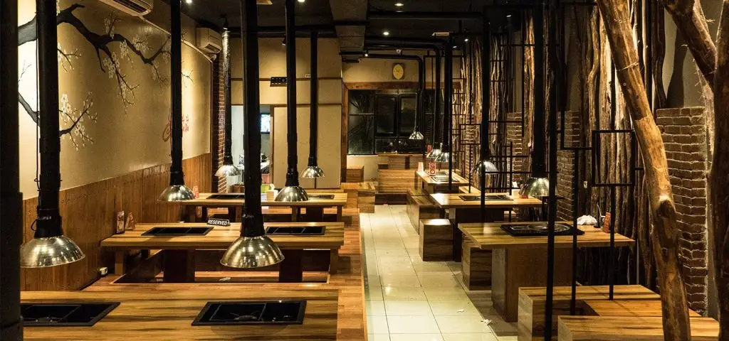 thiết kế nội thất nhà hàng bbq tinh tế