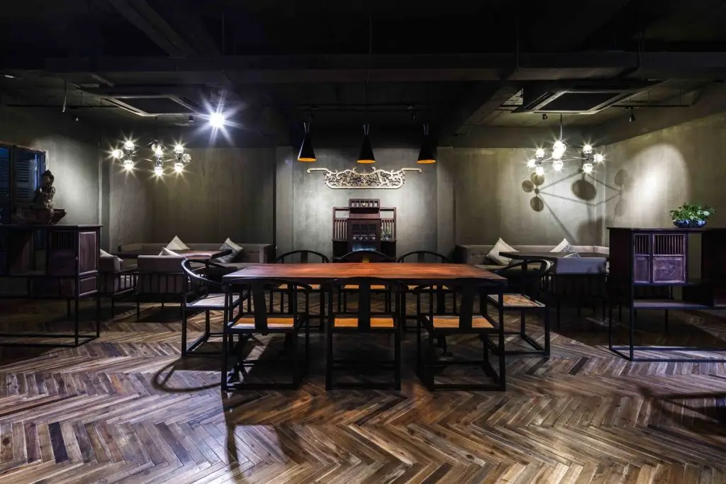 thiết kế nội thất nhà hàng kết hợp cafe