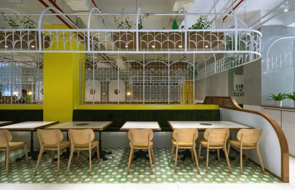 thiết kế nội thất nhà hàng đơn giản