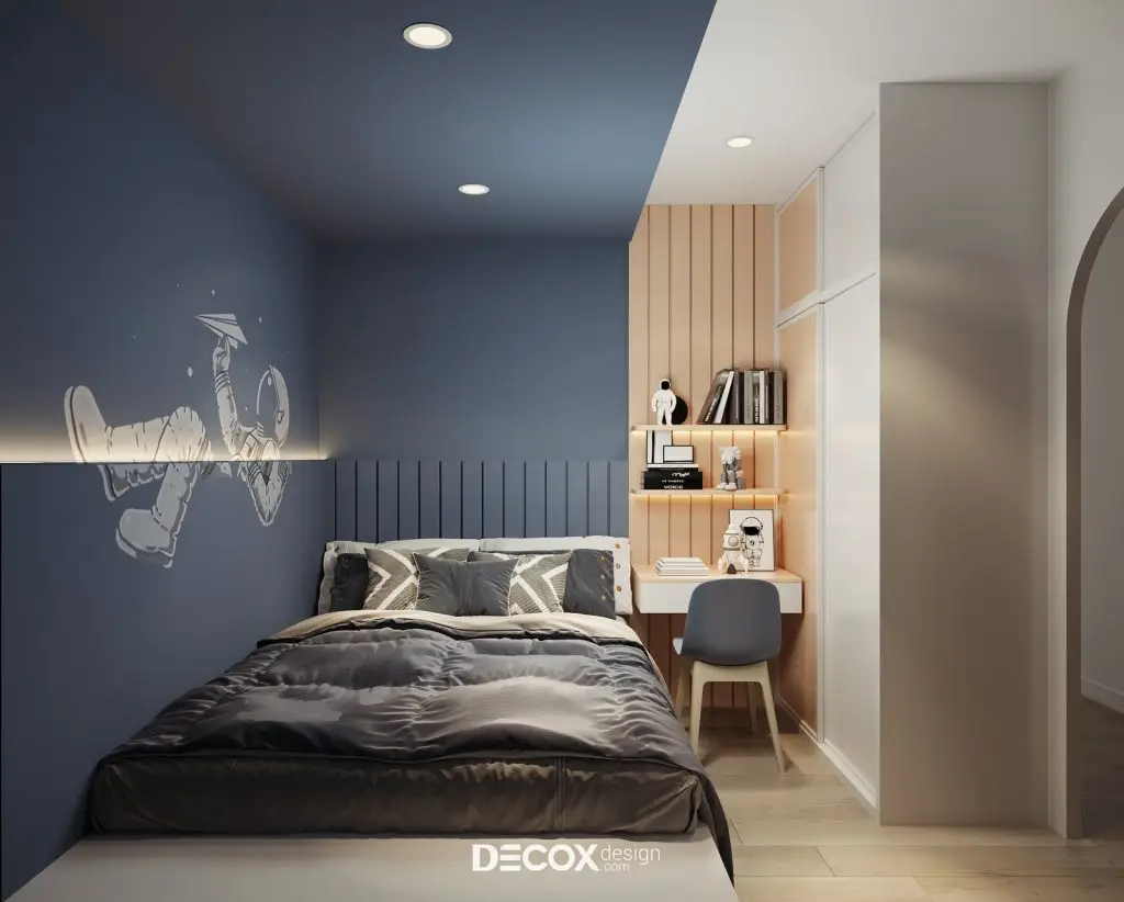thiết kế phòng ngủ cho bé trai từ 10 - 12 tuổi