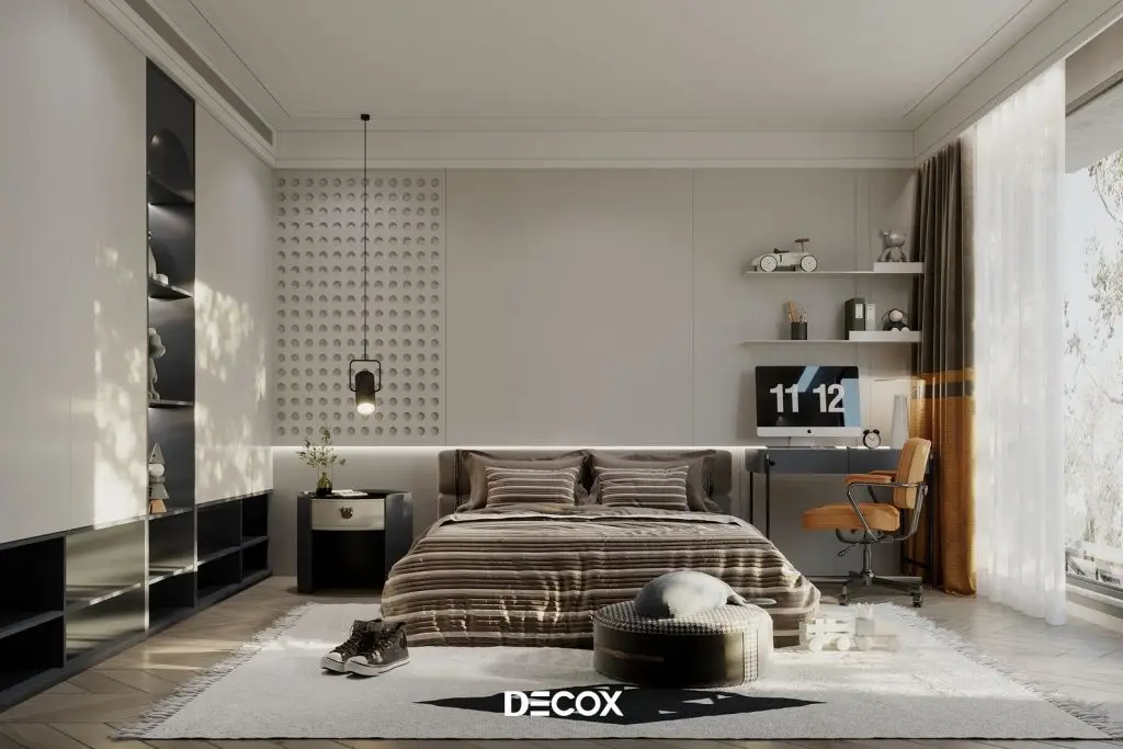 thiết kế phòng ngủ cho bé trai từ 13 - 15 tuổi