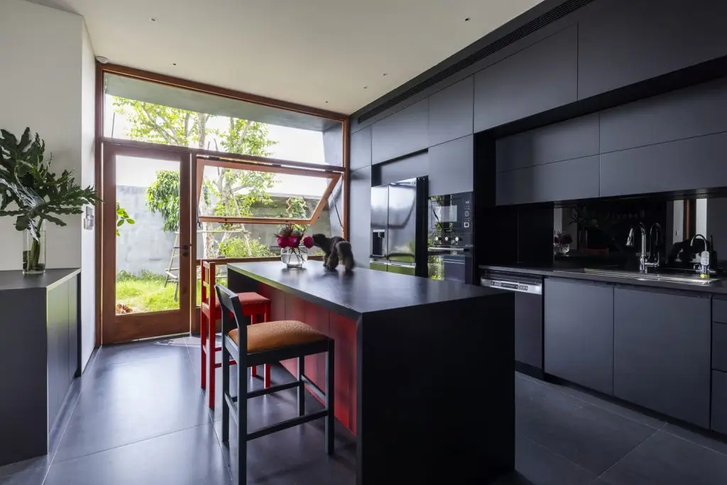 tủ bếp đẹp bằng gỗ công nghiệp