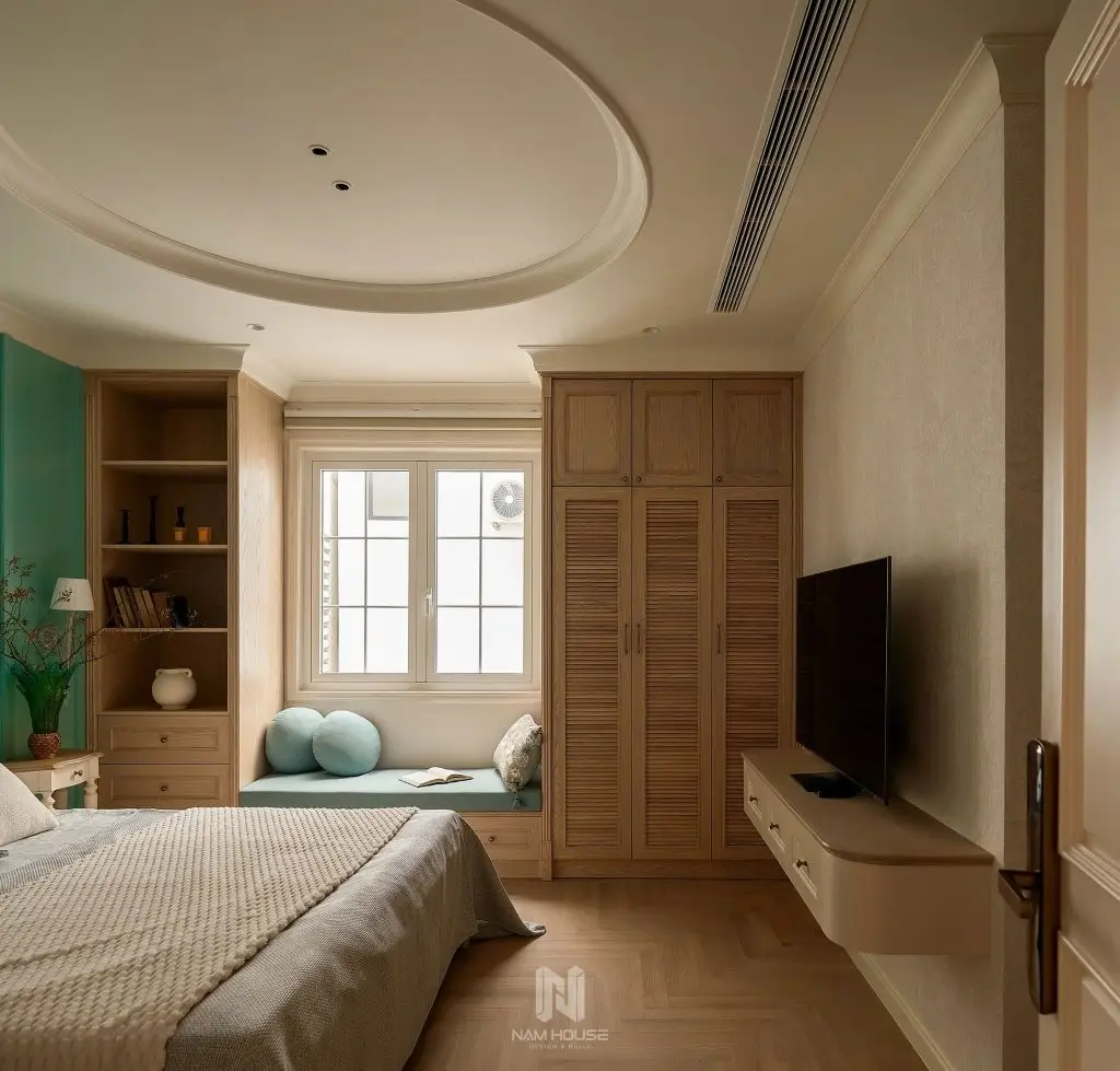 Tủ quần áo sử dụng gỗ MDF phủ melamine