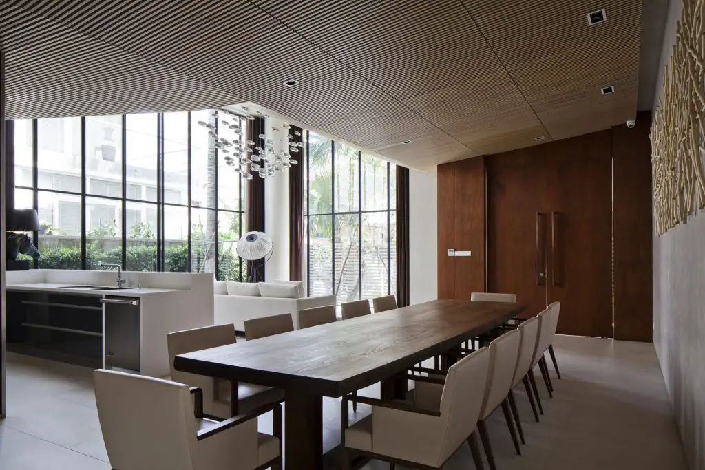 mẫu cửa gỗ MDF phủ melamine chống cháy