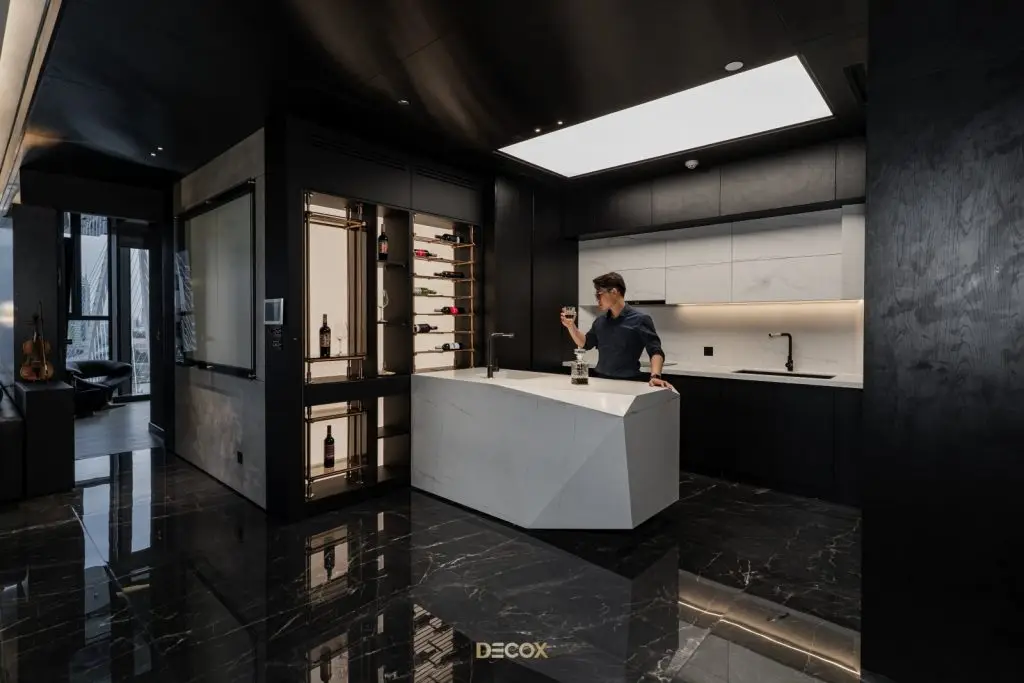 bàn đảo bếp luxury sang trọng