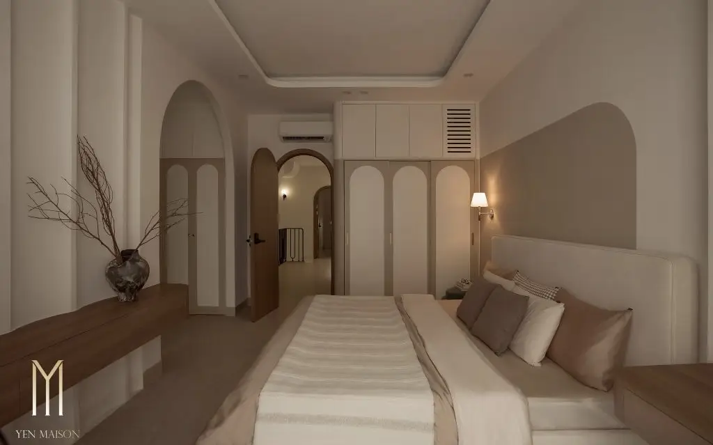 Cửa gỗ nhựa composite phòng ngủ