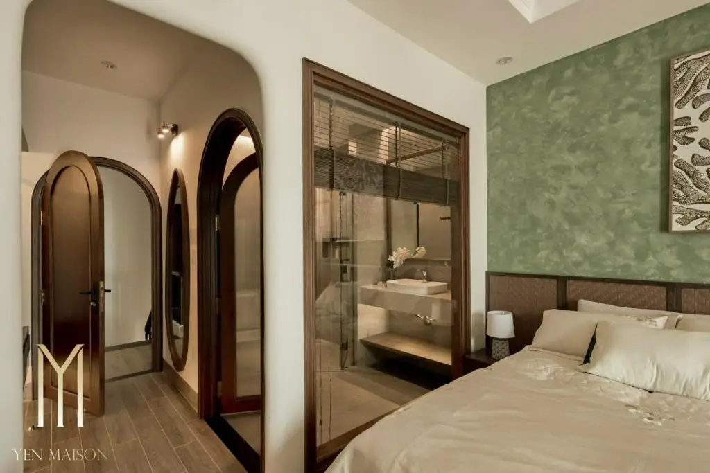 cửa nhôm vân gỗ