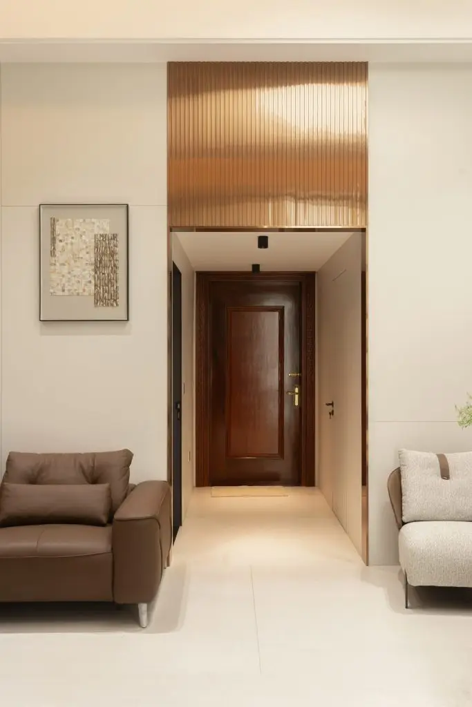 mẫu cửa nhôm vân gỗ 1 cánh đẹp